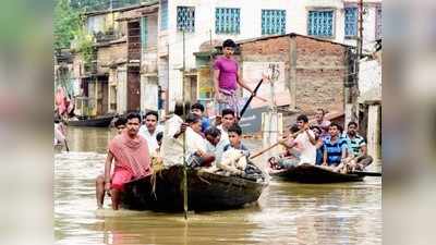 বানভাসি ঘাটালে গলা ভিজছে খ্যাপা জলে