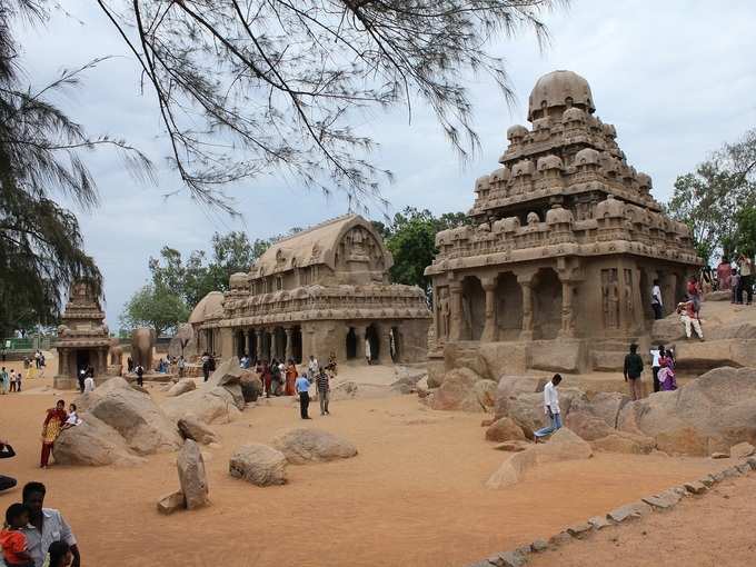 तमिलनाडु के पास महाबलीपुरम - Mahabalipuram near Tamil Nadu in Hindi