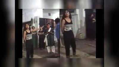Lucknow Girl Video: लखनऊ में बीच चौराहे कैब ड्राइवर को पीटने वाली लड़की का एक और वीडियो, पड़ोसी से कर रही बखेड़ा