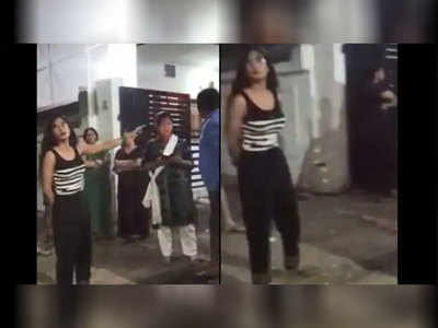 Lucknow Girl Video: लखनऊ में बीच चौराहे कैब ड्राइवर को पीटने वाली लड़की का एक और वीडियो, पड़ोसी से कर रही बखेड़ा