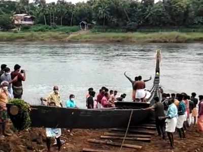 ഒടുവിൽ വൻമരങ്ങൾ മുറിച്ചു മാറ്റാൻ അനുമതി; ആറന്മുളയിൽ പള്ളിയോടം  നീരണിഞ്ഞു, വീഡിയോ കാണാം