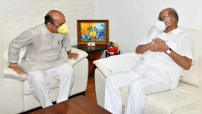 sharad pawar : शरद पवारांनी कर्नाटकच्या मुख्यमंत्र्यांची भेट घेतली, दोन्ही नेत्यांमध्ये झाली महत्त्वाची चर्चा
