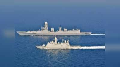 समुद्र में एक साथ आईं भारत और यूएई की सेनाएं, अबू धाबी के तट पर किया नौसैनिक अभ्यास