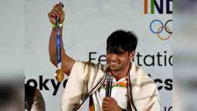 Olympians Welcome in Delhi: दिल्ली में ओलिंपिक मेडल विजेताओं का सम्मान, जेब से गोल्ड मेडल निकाल नीरज बोले- ये पूरे इंडिया का है