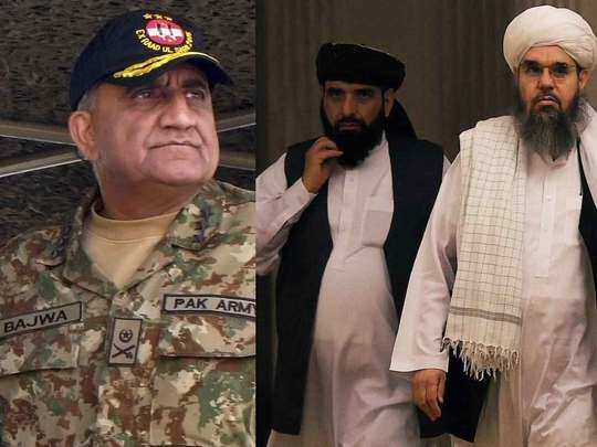 तालिबान आतंकियों से घबराई पाकिस्‍तानी सेना, भागे-भागे कतर पहुंचे सेना प्रमुख जनरल बाजवा 