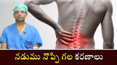 నడుము నొప్పి గల కరణాలు 