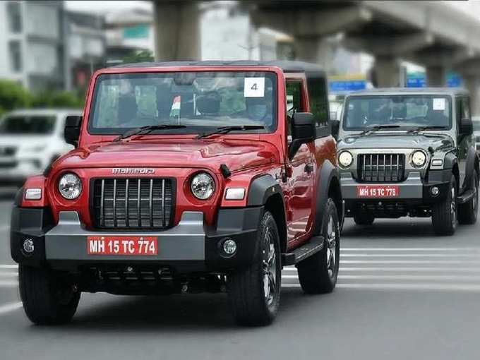 Mahindra Thar Scorpio Bolero XUV300 Bookings India 1