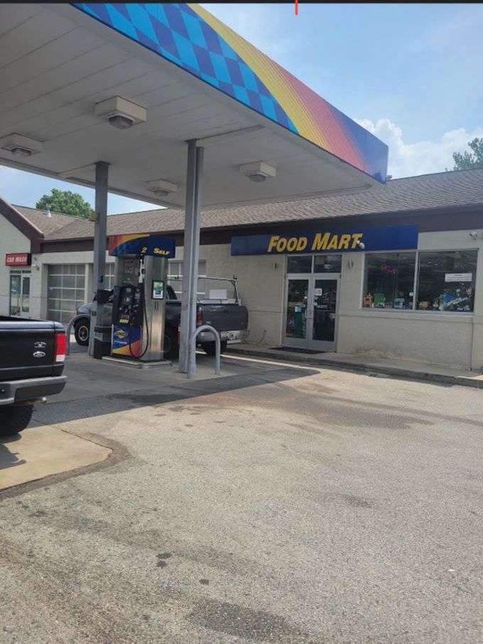 gas station