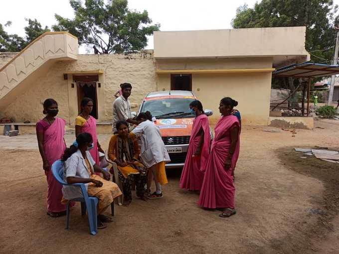 yadagiri coronavirus vaccination by car