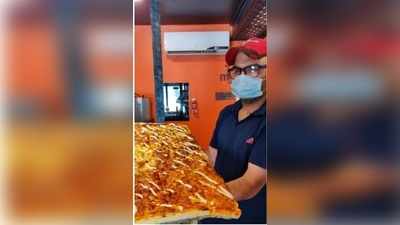 Pizza challenge శ్రీనగర్: పిజ్జా అరగంటలో తింటే.. రూ.20 వేలు గిఫ్ట్.. రెస్టారెంట్ ఛాలెంజ్!