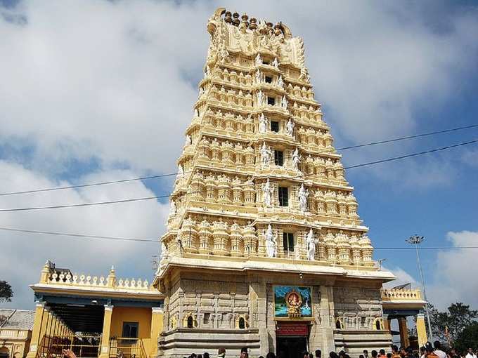 मैसूर में चामुंडेश्वरी मंदिर - Chamundeshwari Temple in Mysore in Hindi