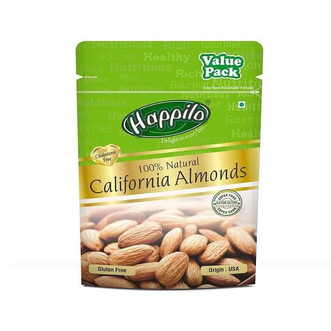 Happilo 100% Natural Premium Californian Almonds