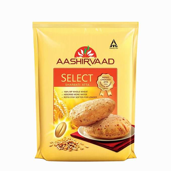 Aashirvaad Select Premium Sharbati Atta, 5kg