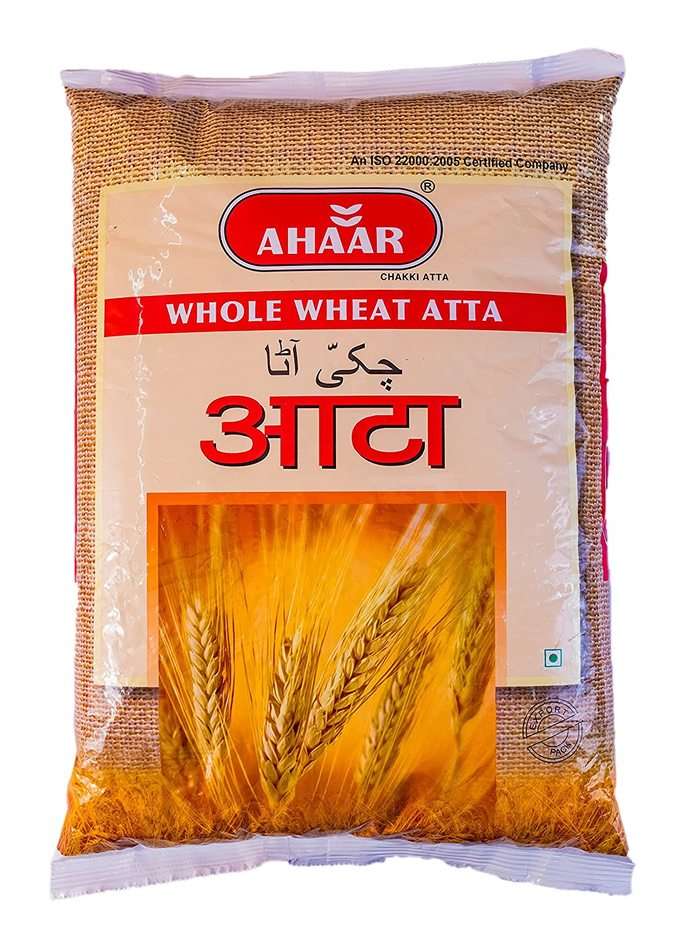Ahaar Whole Wheat Flour (Chokar Yukt Atta), 5kg