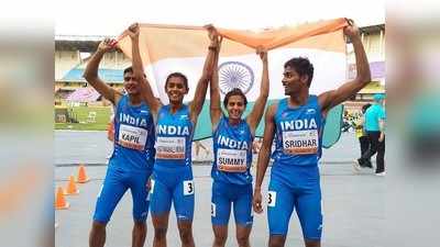 भारताला आणखी एक कांस्य पदक; ४x४०० मीटर मिश्र रिले संघाचा पराक्रम