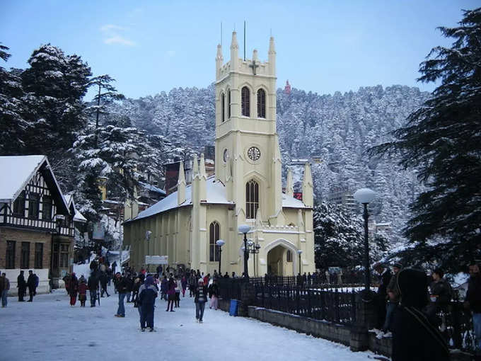 शिमला का क्राइस्ट चर्च - Christ Church in Shimla in Hindi