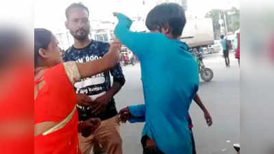 Lucknow News: लखनऊ में थप्‍पड़ कांड के एक बाद एक और वीडियो वायरल, महिला ने टेम्पो ड्राइवर के साथी को चप्पलों से पीटा