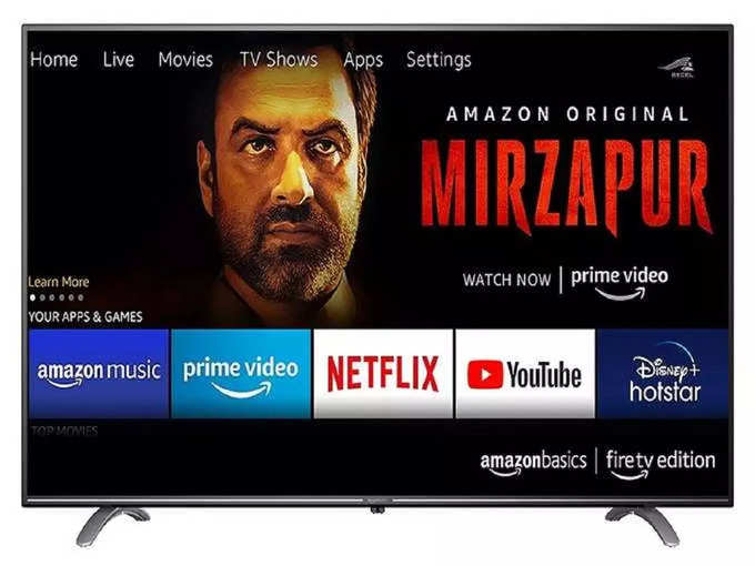 AmazonBasics 50 inch 4K Ultra HD Smart LED TV