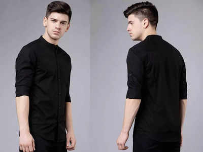 1500 रुपए से भी कम कीमत में खरीदें ये ब्रांडेड Black Shirts