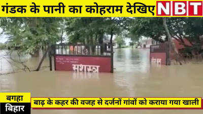Bihar Flood : गंडक में फिर छोड़ा गया 2.93 लाख क्यूसेक पानी, निचले इलाकों में बाढ़ से तबाही