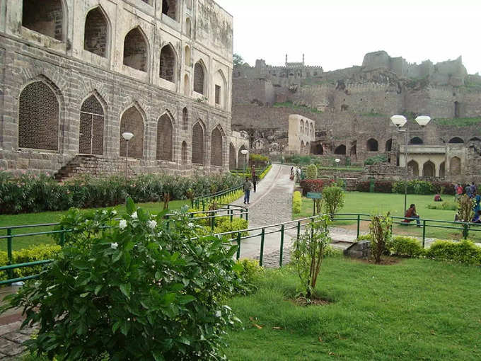 हैदराबाद का गोलकोंडा फोर्ट - Golconda Fort In Hyderabad In Hindi