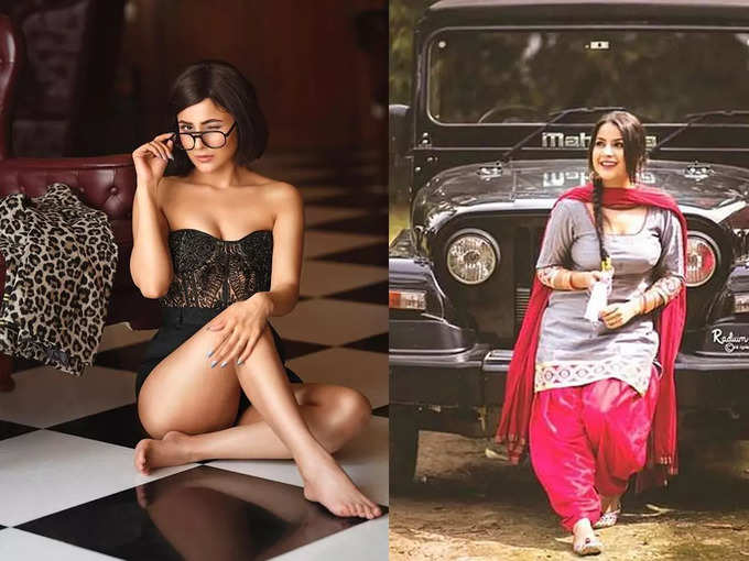 Shehnaaz Gill Then and now photos