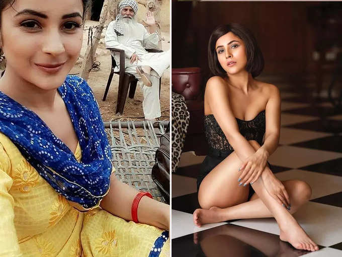 Shehnaaz Gill Then and now photos