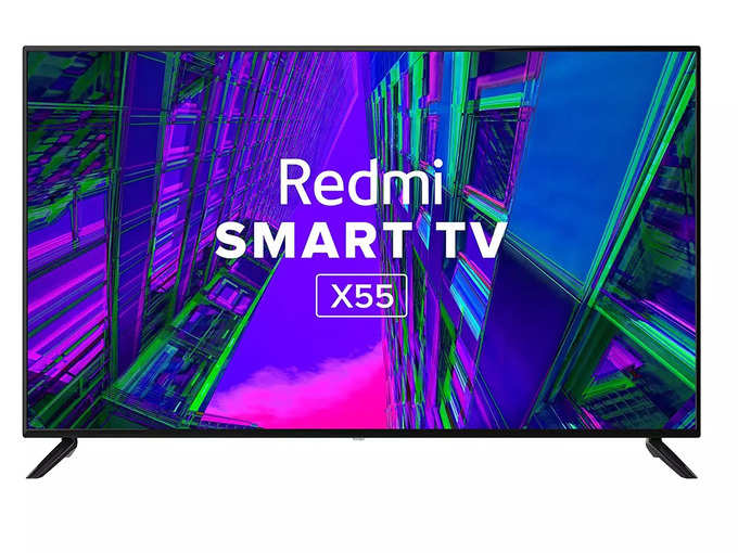 ​Redmi 139 cm (55 inches) 4K Ultra HD Android Smart LED TV X55|L55M6-RA (Black) (2021 Model)