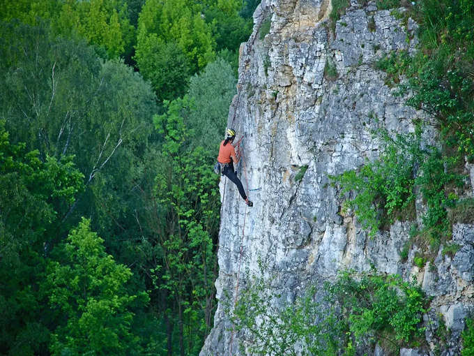 महाबलेश्वर में रॉक क्लाइंबिंग - Rock Climbing in Mahabaleshwar in Hindi