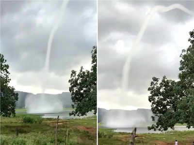 MPમાં જોવા મળ્યો US જેવો Tornado આકાશમાં પાણી જતાં જોઈ ગામલોકો ડરી ગયા 