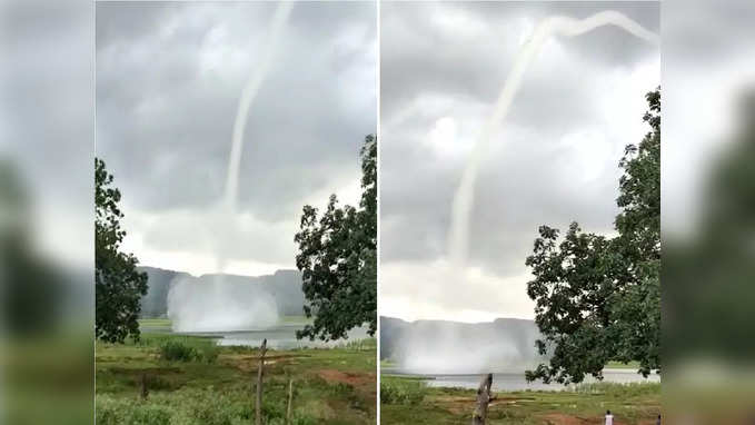 MPમાં જોવા મળ્યો US જેવો Tornado આકાશમાં પાણી જતાં જોઈ ગામલોકો ડરી ગયા 