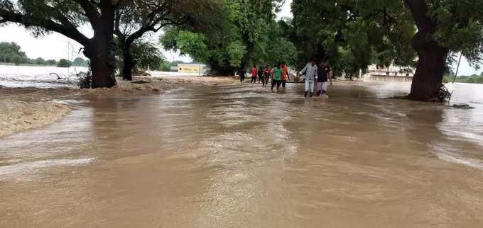 flood in many parts in shevgaon