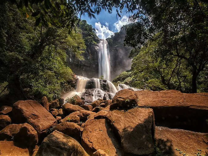 रांची में पंच घाघ वाटरफॉल - Panch Gagh Falls in Ranchi in Hindi