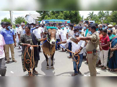 தண்ணீர் கிடைக்காம நகர மாட்டோம் விவசாயிகள் தொடர் போராட்டம்!