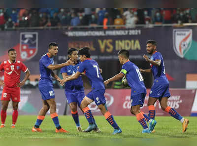 India vs Nepal friendly football match: অনিরুদ্ধ থাপার গোলে সমতা ছেত্রী ব্রিগেডের