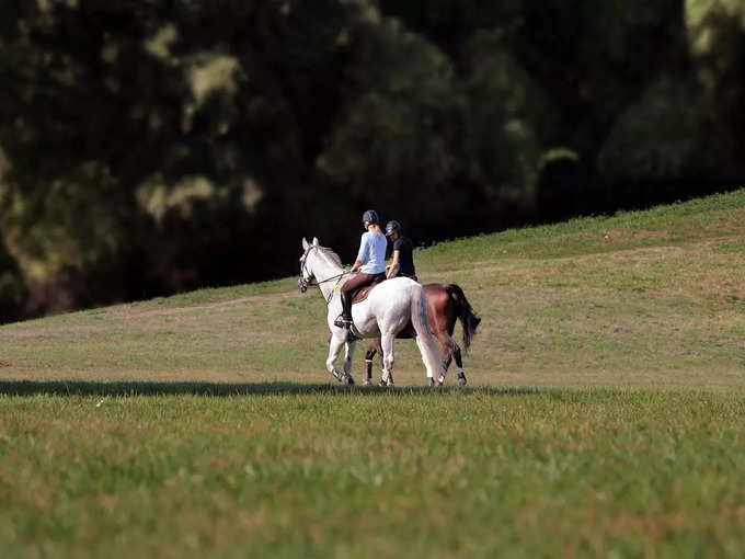 हांडी खोह में घुड़सवारी - Horse Riding at Handi Khoh in Pachmarhi in Hindi