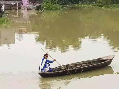 रेलवे में नौकरी करना चाहती हैं संध्या.. पढ़ाई का ऐसा जुनून कि बाढ़ में नाव लेकर चल दीं स्कूल