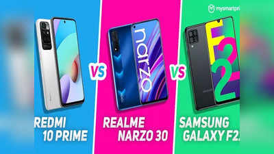 Redmi 10 Prime vs Realme Narzo 30 vs Galaxy F22: একই দামে কোন ফোনটি সেরা?