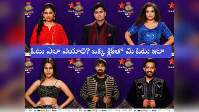 Bigg Boss 5 Telugu Vote: బిగ్ బాస్ ఓటింగ్.. ఈ ఆరుగురిలో మీ ఇష్టమైన కంటెస్టెంట్‌కి ఓటు ఇలా ఒక్క క్లిక్‌తో