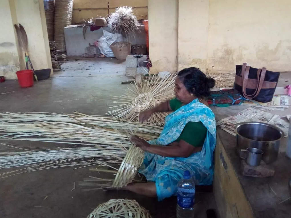 Thrissur Wadakkanchery Basket Weaving 3