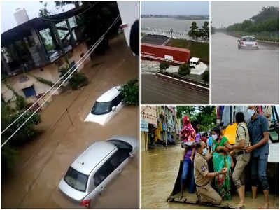 జలదిగ్బంధంలో సిరిసిల్ల.. కొట్టుకుపోయిన కార్లు, హైదరాబాద్ సీన్ రిపీట్!