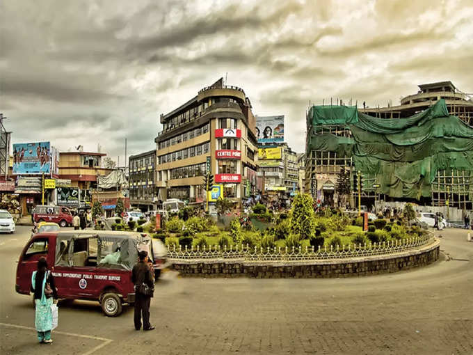 शिलांग का पुलिस बाजार - Police Bazar in Shillong in Hindi