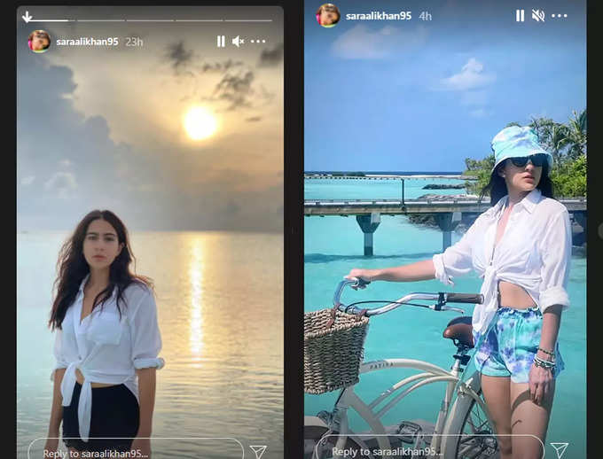 Sara Ali Khan in Maldives