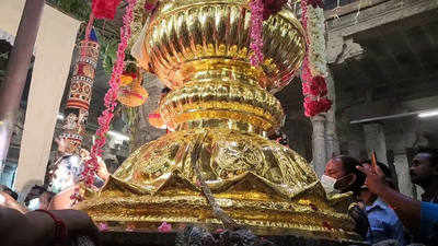 வைத்தீஸ்வரன் கோயிலில் 5 கிலோ தங்கம் கொண்டு கொடிமரத்திற்கு கும்பாபிஷேகம்!
