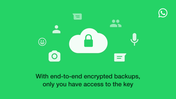 WhatsApp Chat Backup End To End Encryption