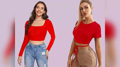 रेड कलर की इन Crop Tops को पहनकर आपको मिलेगा गॉर्जियस लुक और पूरा कंफर्ट