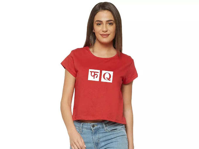 Wear Your Opinion WYO Crop Top for Womens Graphic Printed T-Shirt