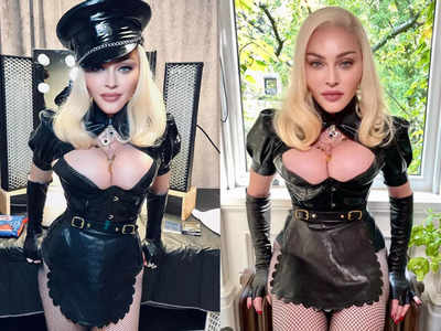 पॉप स्टार Madonna ने MTV-VMA में ब्लैक ड्रेस में ढाया कहर, पोशाक देख उड़ गए लोगों के होश
