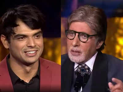 KBC 13: अमिताभ बच्चन से बोले नीरज चोपड़ा- ये तेरे बाप का घर कोणी, थाणा है, चुपचाप खड़ा रह