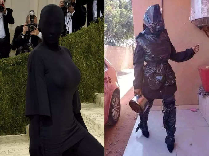 kim kardashian black dress Viral photos